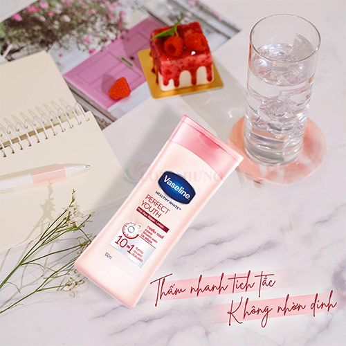 Sữa dưỡng thể Vaseline Healthy Bright Perfect Youth (100ml/350ml) - Hàng chính hãng