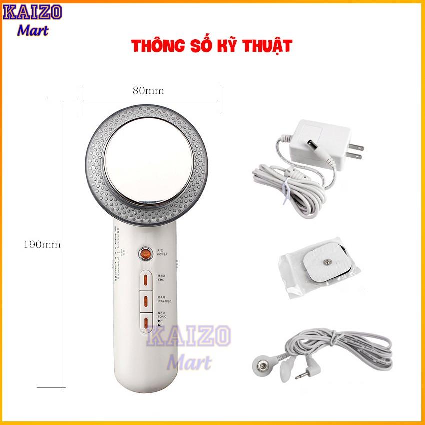 Máy massage cầm tay - Máy mát xa đa năng EMS cao cấp - Massage bụng giảm béo - HDSD Tiếng Việt Kaizo Mart