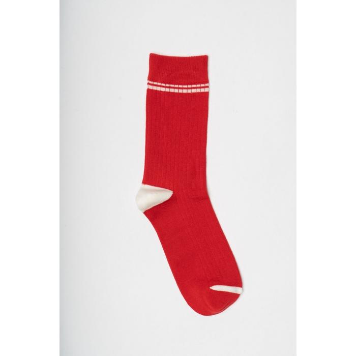 Tất / Vớ Dài Thể Thao Phối Sọc Freesize - 10S22SOC009 | LASTORE MENSWEAR
