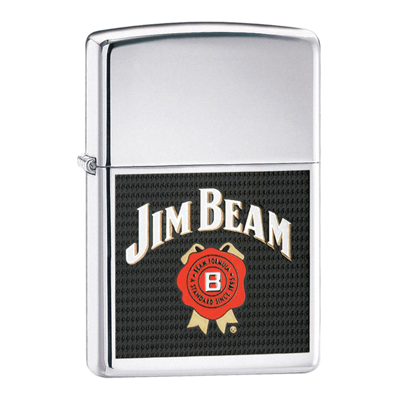 Bật Lửa Zippo 24552 Jim Beam High Polish Chrome