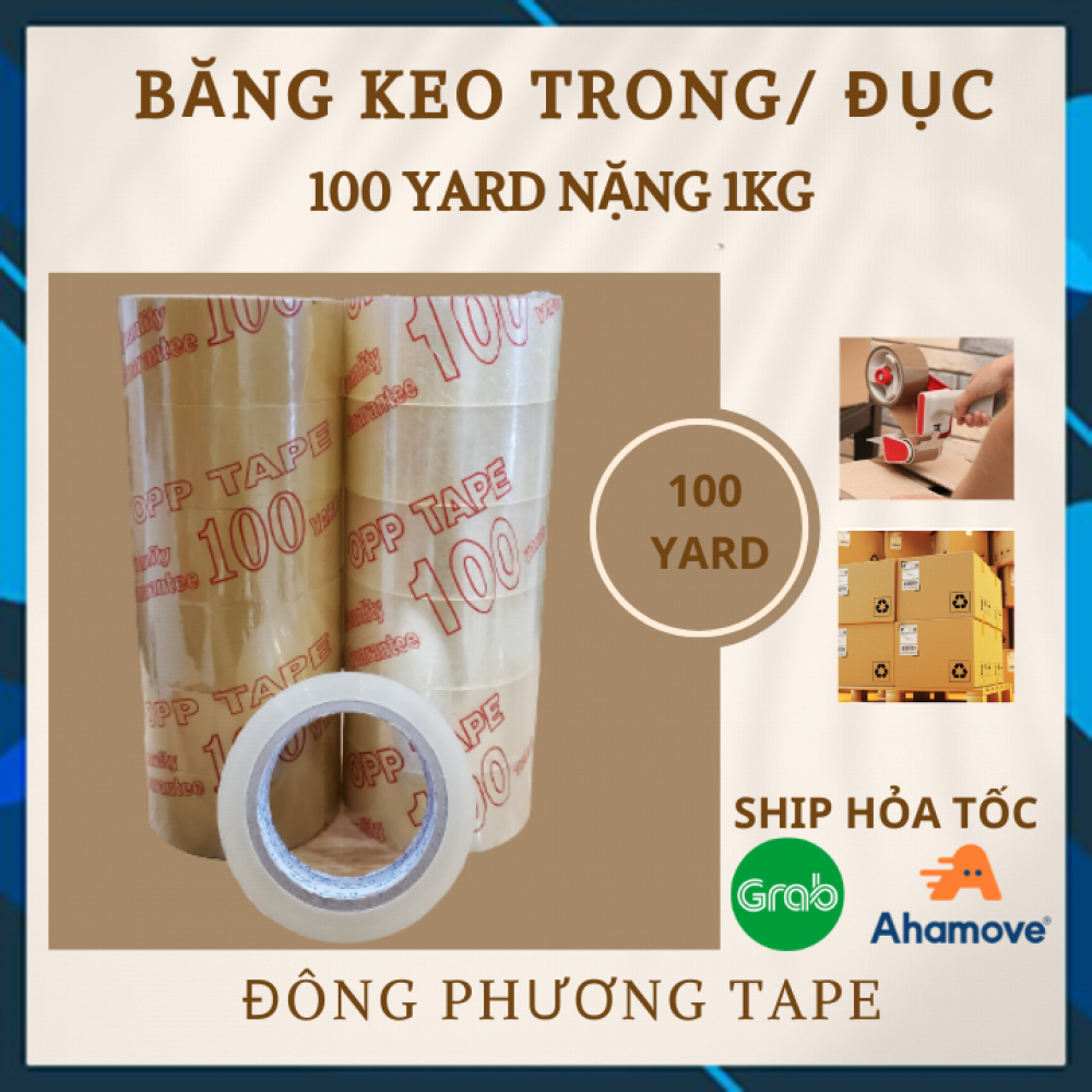 Băng Keo Trong & Đục 1KG 100Y