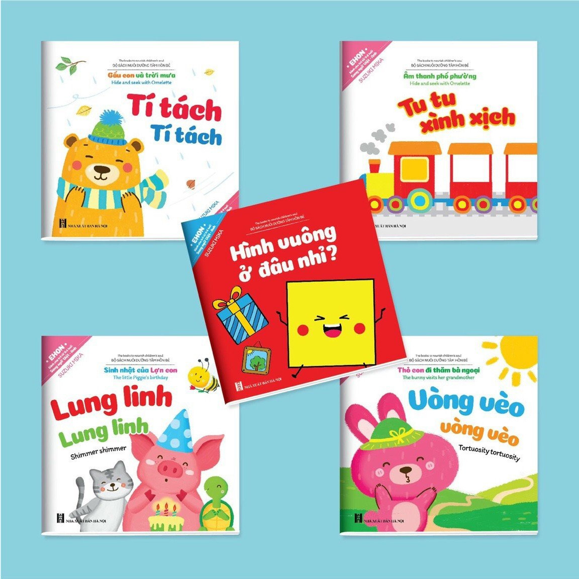 EHON Song Ngữ Anh -Việt Bộ Sách Trau Dồi Kỹ Năng Sống Và Tư Duy Tích Cực Cho Bé