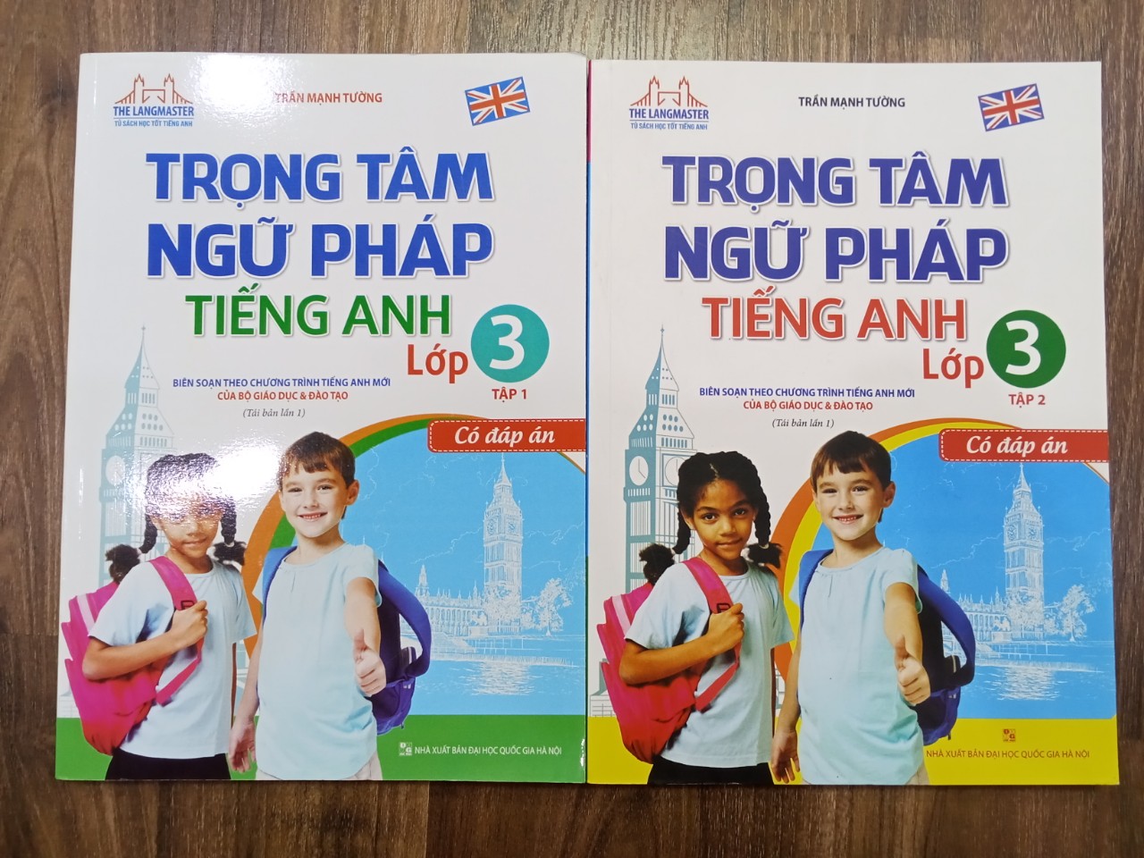 Sách - ComBo Trọng Tâm Ngữ Pháp Tiếng Anh - Lớp 3 - Tập 1 + Tập 2 (Có Đáp Án)