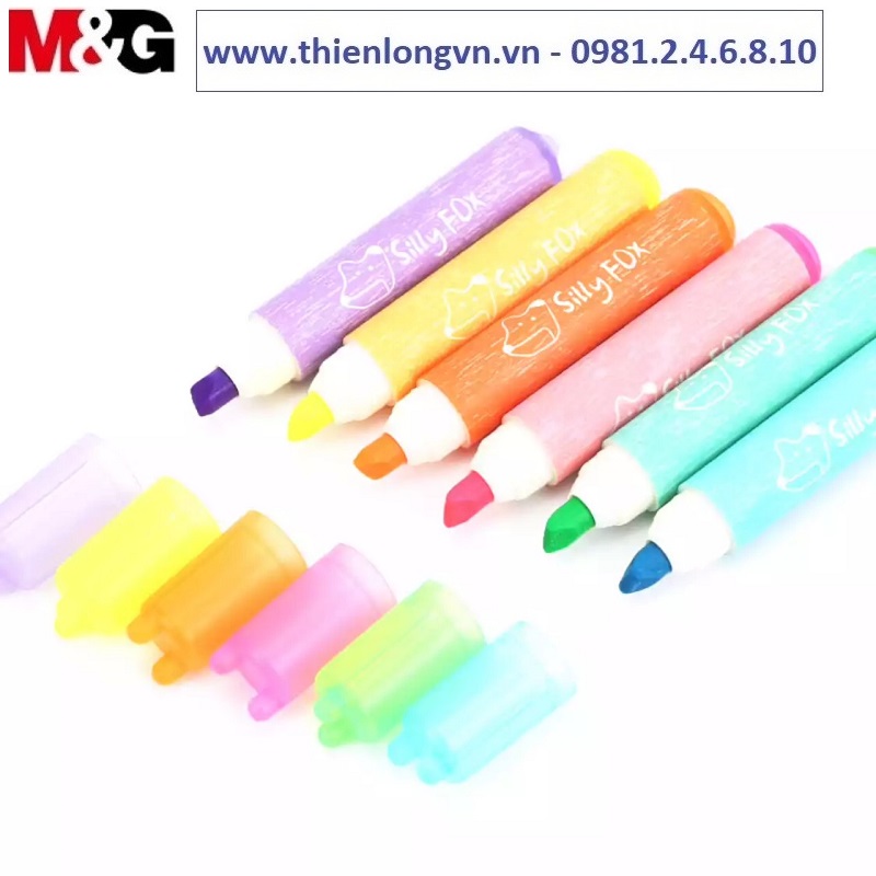 Bộ dấu dòng 6 màu M&G - AHM22506