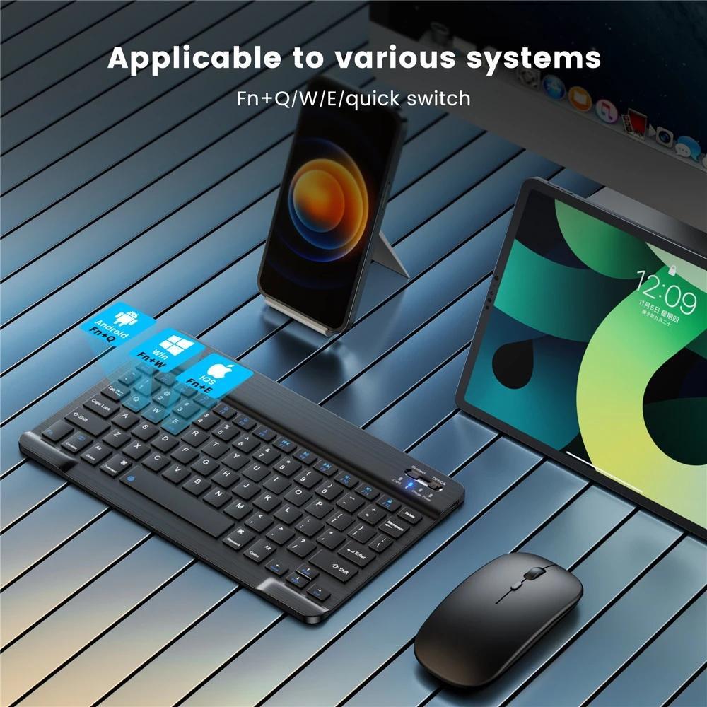 Bộ Bàn Phím Bluetooth Không Dây 10 inch Cho Xiaomi Pad 5 Pro MiPad 5 Mi Pad 4 Plus 3 2 1