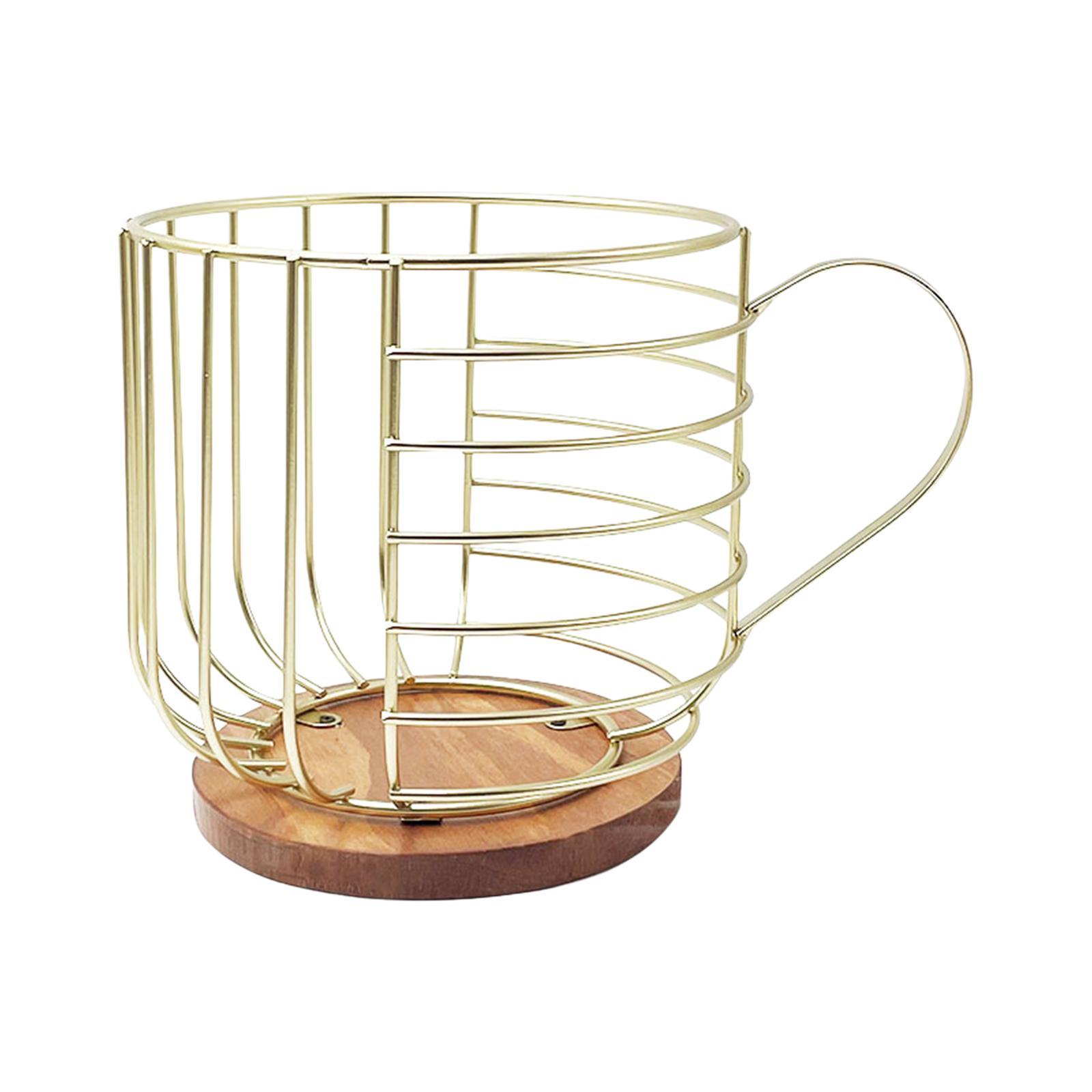 Coffee Pod Holder Organizer Cup Wire Coffee Pod Basket for Kitchen Pod