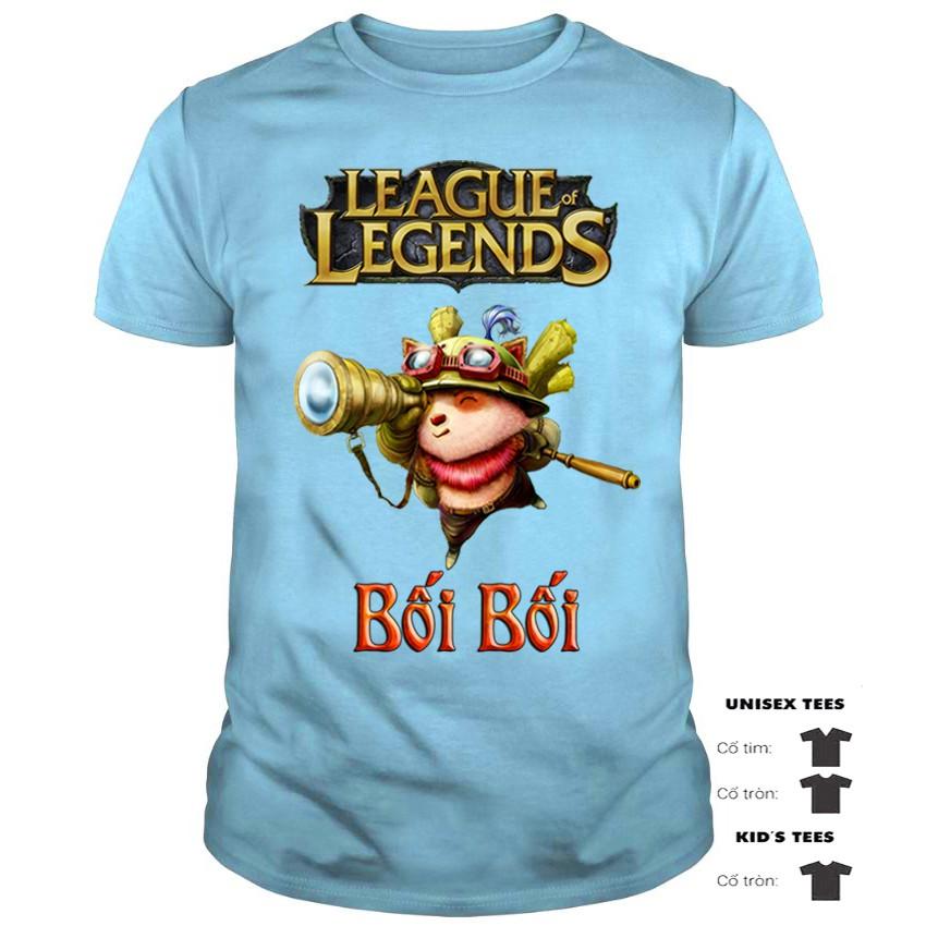  Áo Teemo Bối Bối, Áo Thun Liên Minh Huyền Thoại Teemo - LOL Tshirt