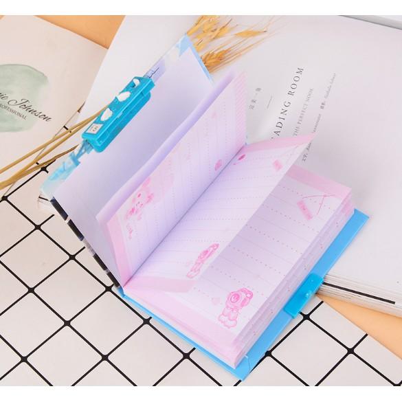 Sổ nhật ký có mã khóa 13x9cm - rẻ vô địch