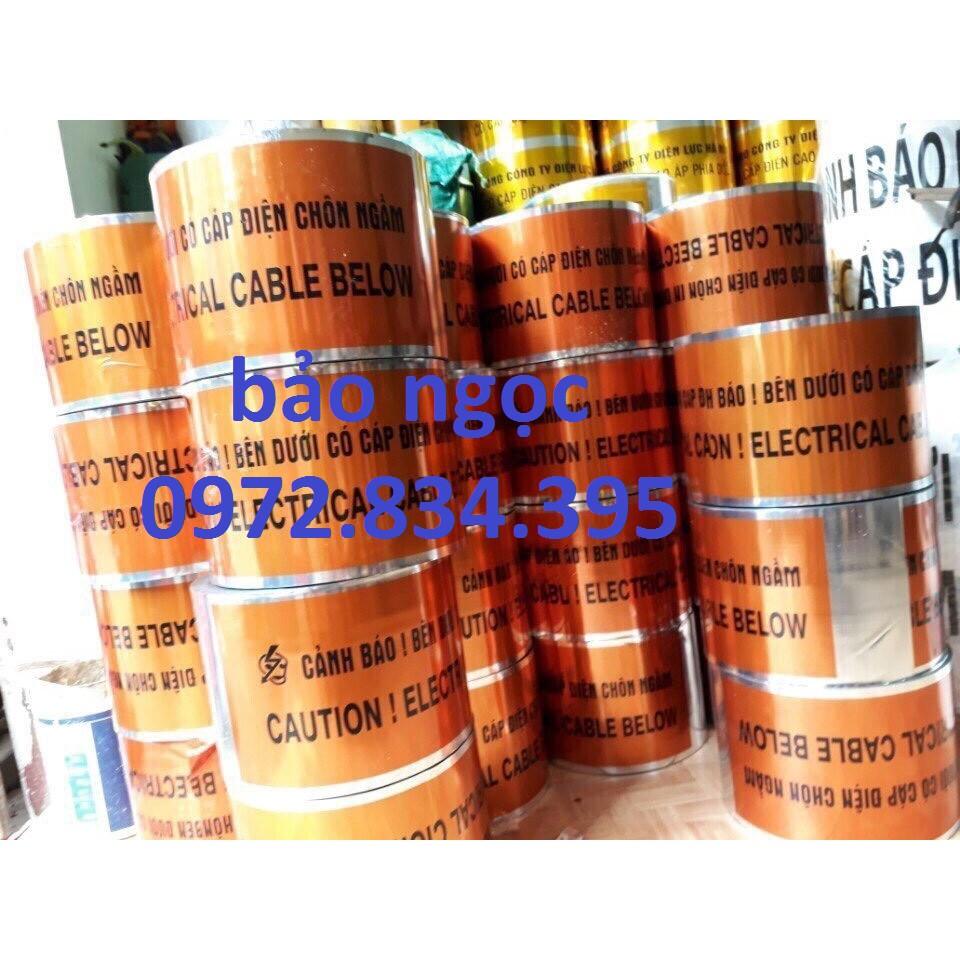 BĂNG CẢNH BÁO CÁP NGẦM ĐIỆN LỰC RỘNG 30CM DÀI 500MET