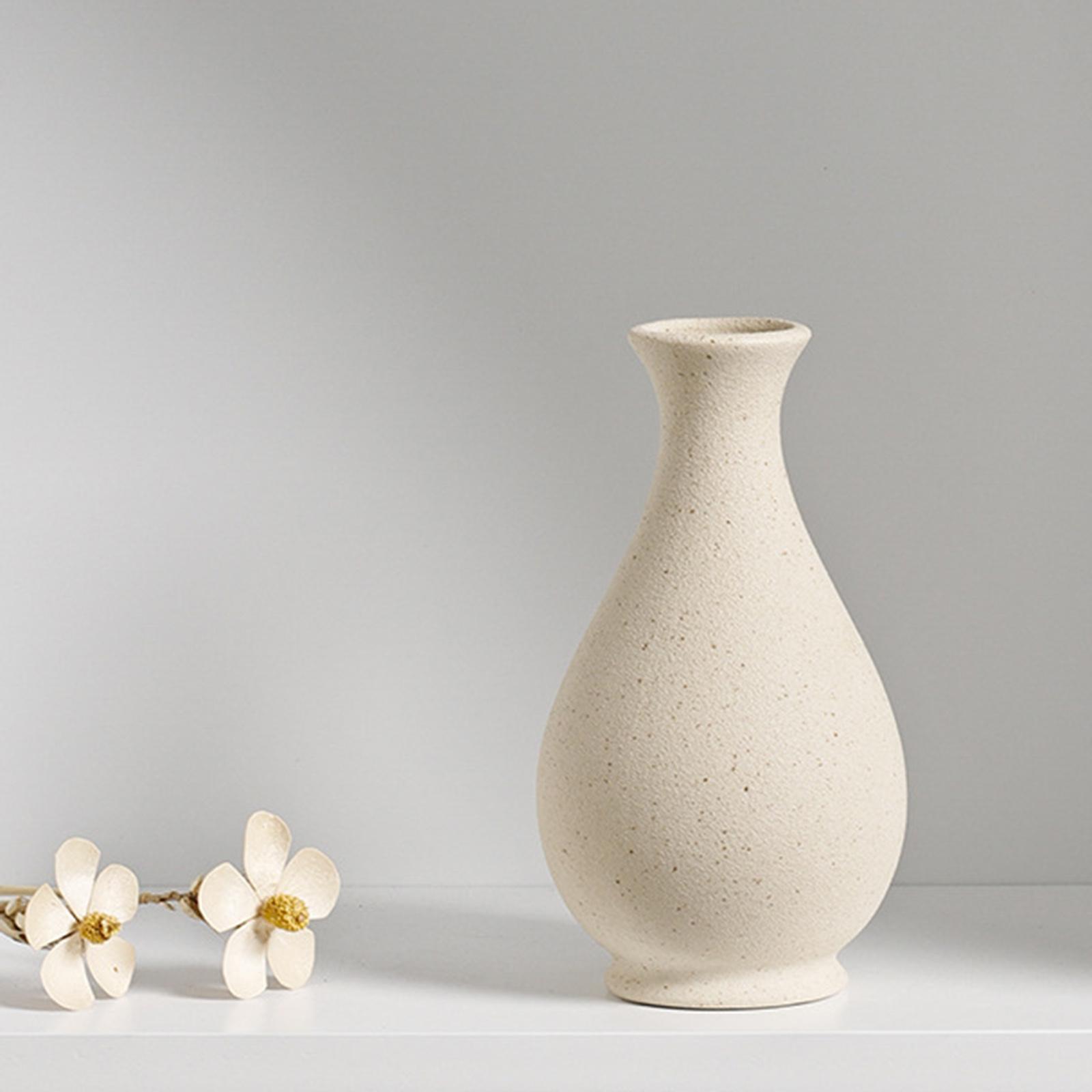 Nordic Ceramic Vase Dried Flower Vase Art Crafts Office Garden Ornaments