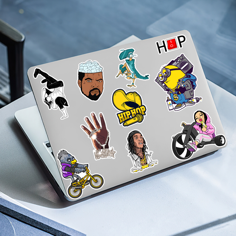 Chủ Đề Hiphop | Set 50 Hình Sticker PVC Chống Thấm Nước