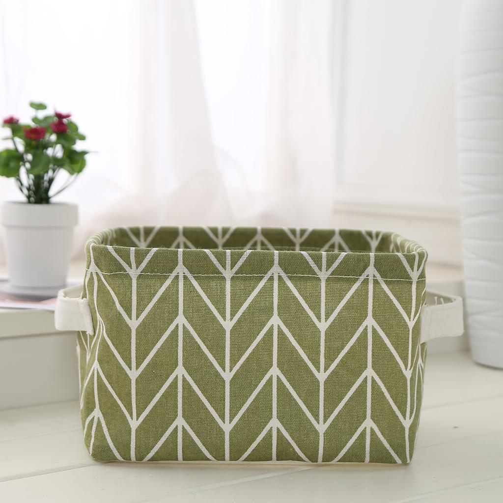 PE Lined Storage Basket Clothes Organizer Bag Bathroom Laundry Hamper 1#