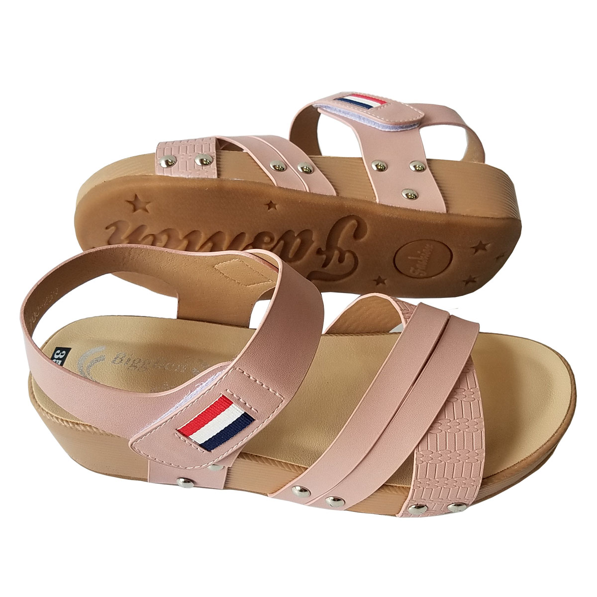 Giày sandal nữ BIGGBEN cao 4,5cm SDN75