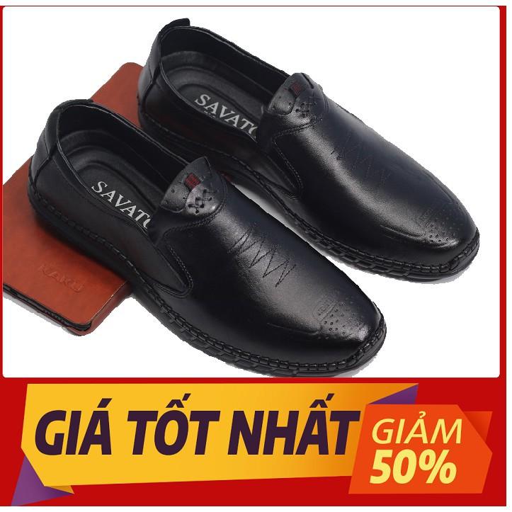 Giày lười nam Da Bò bảo hành 12 tháng bao đổi trả