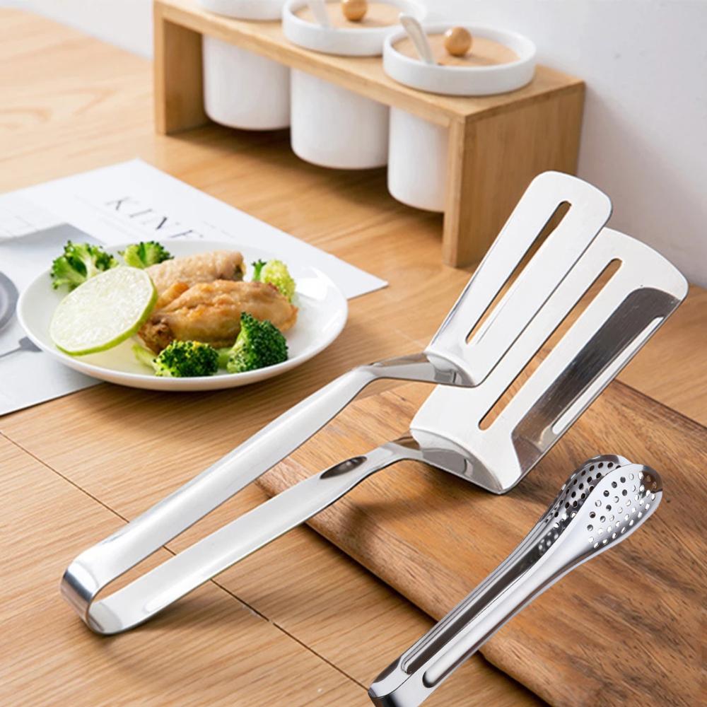 Kẹp Gắp Thức Ăn Bằng Thép Không Gỉ Tiện Dụng