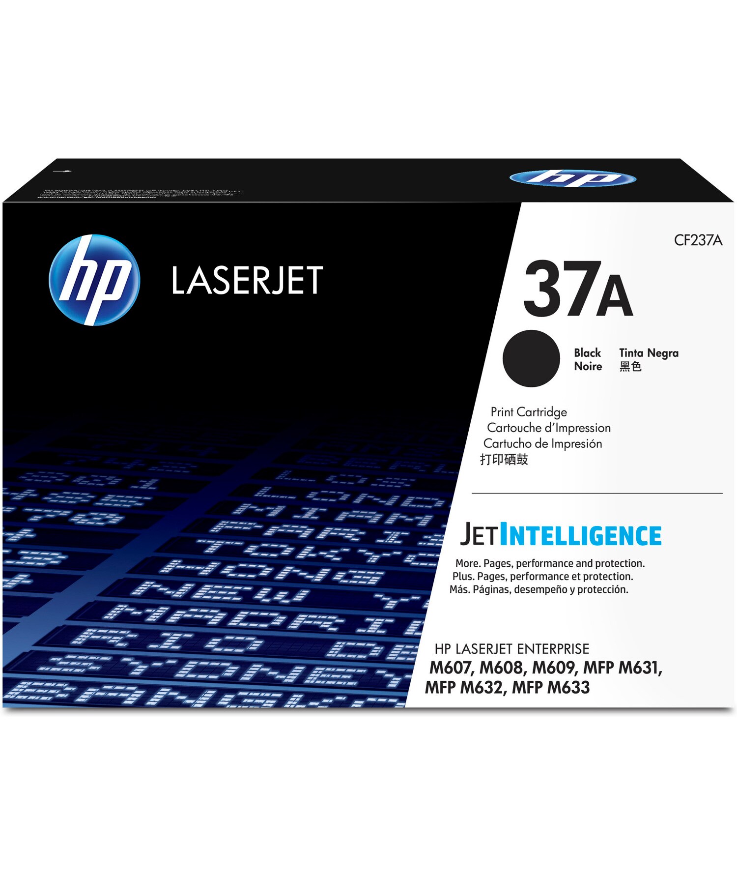 Hộp mực LaserJet Màu đen HP 37A  - Hàng chính hãng
