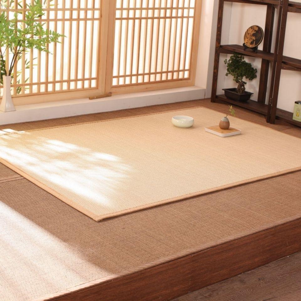 Phong cách mới nhất tre dệt Thảm phong cách Nhật Bản tatami sàn phòng ngủ phòng khách ban công thảm mùa hè thảm dày bay cửa sổ chăn