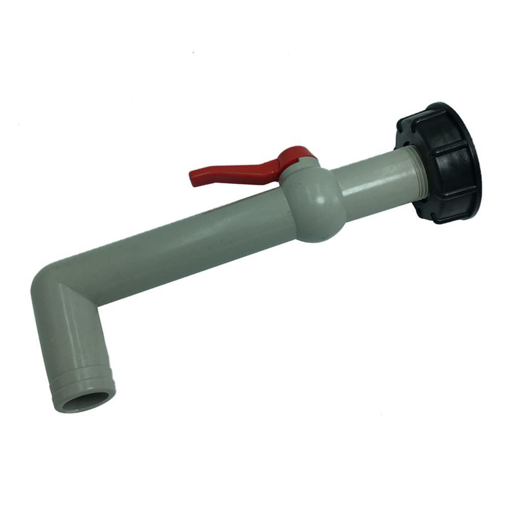 Set of 2, IBC 1L Tank IBC Tote Tap Adapter S60x6 Thread Part Outlet Fitting