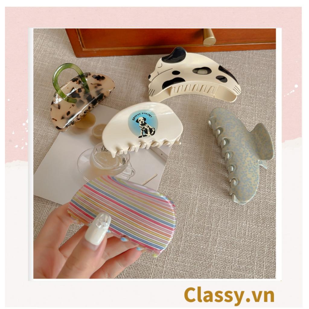 Kẹp càng cua, kẹp tóc Classy dễ thương, dễ tạo kiểu, không gây rụng tóc PK1583