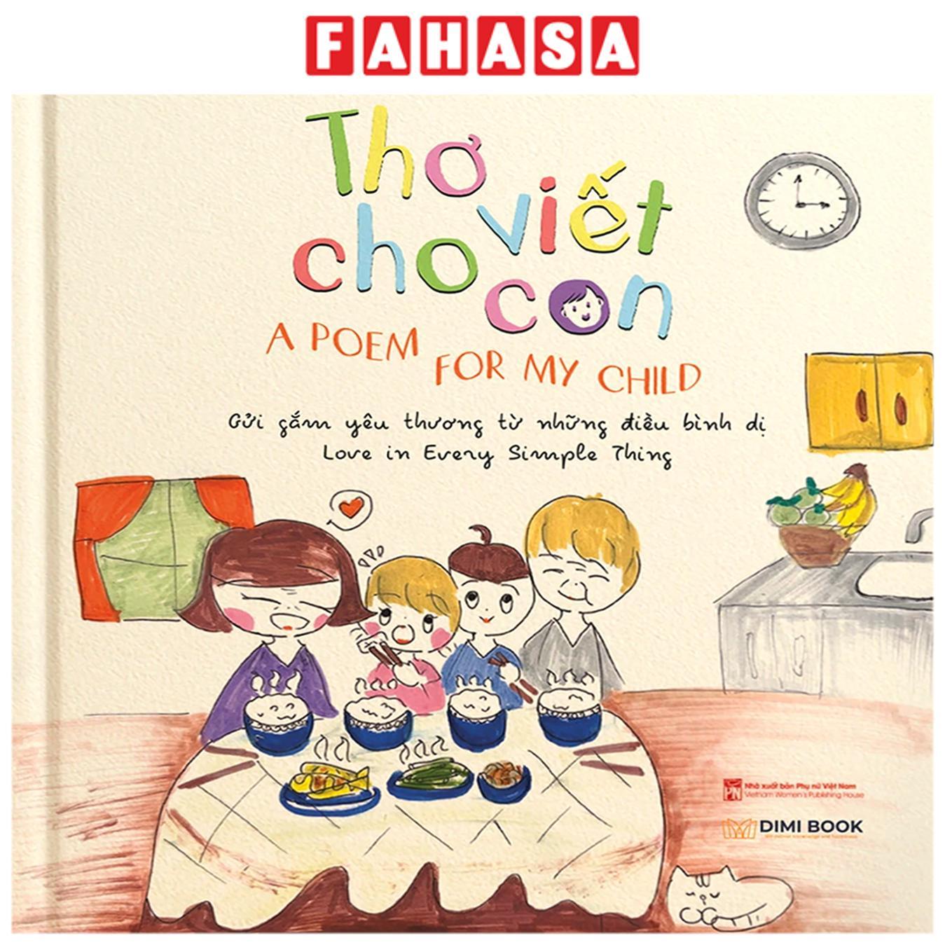 Sách - Thơ Viết Cho Con - A Poem For My Child