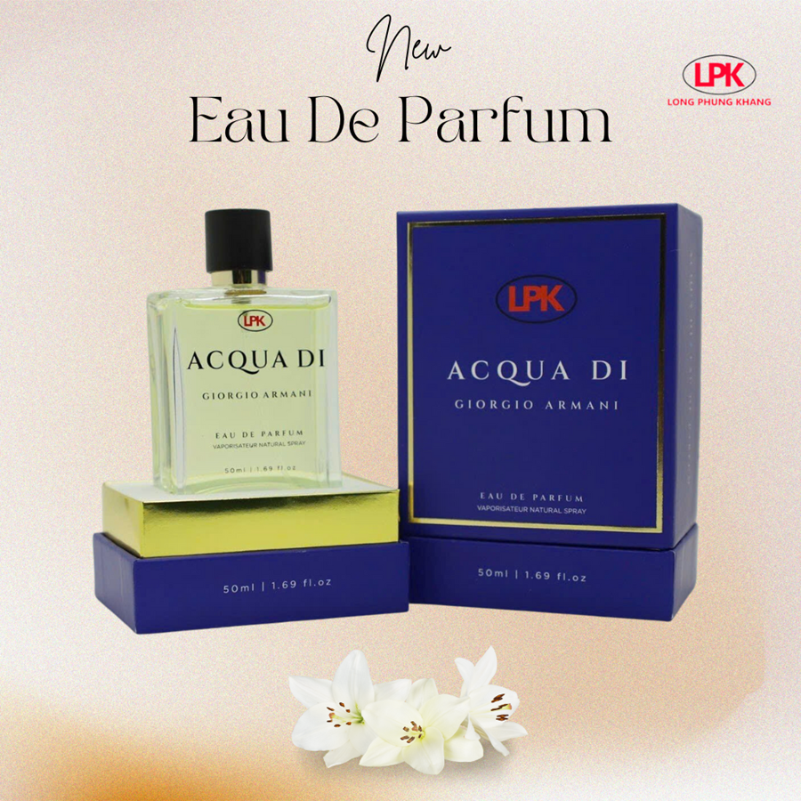 Nước Hoa Nam Cao Cấp AQUA DI 5ml & 50mL LPK Eau De Parfum Chính Hãng