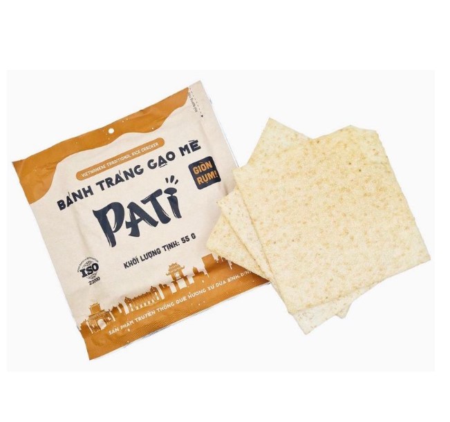 Bánh Tráng Nướng Giòn PATI vị mè gói 45G