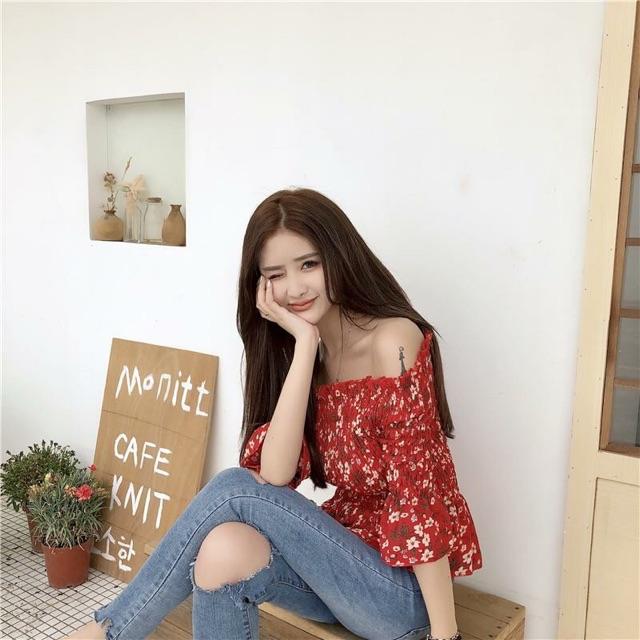 ÁO BẸT VAI NHÚN BO QUẢNG CHÂU
