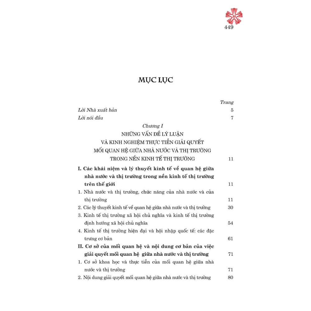 Mối quan hệ giữa Nhà nước và thị trường trong điều kiện nền kinh tế thị trường định hướng xã hội chủ nghĩa: thực trạng, vấn đề và định hướng chính sách