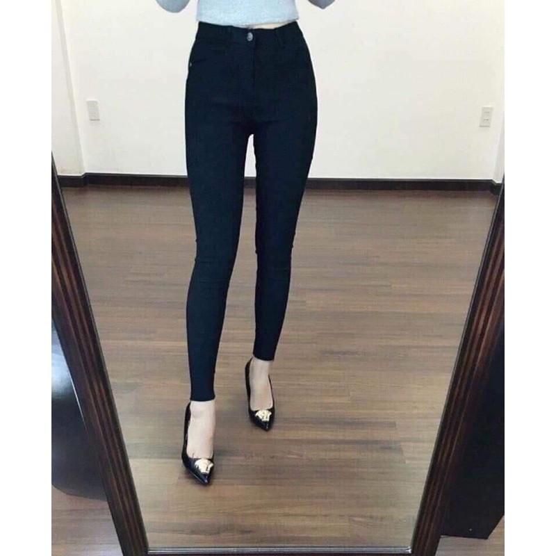 Quần ôm kaki dây kéo