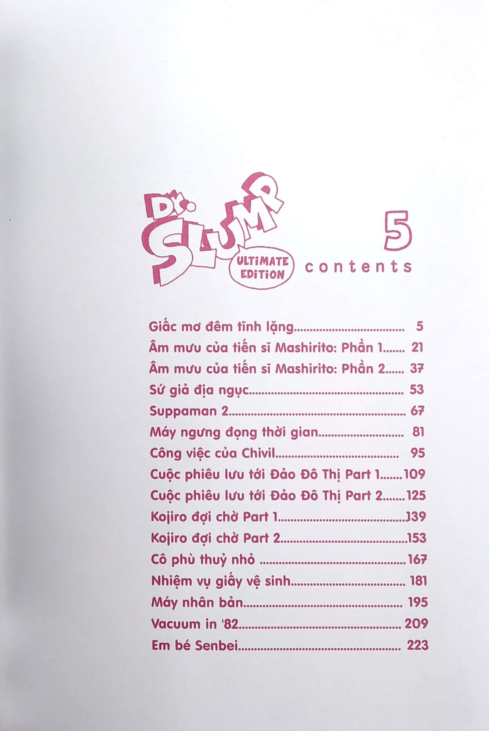 Dr.SLUMP Deluxe Edition - Tập 5