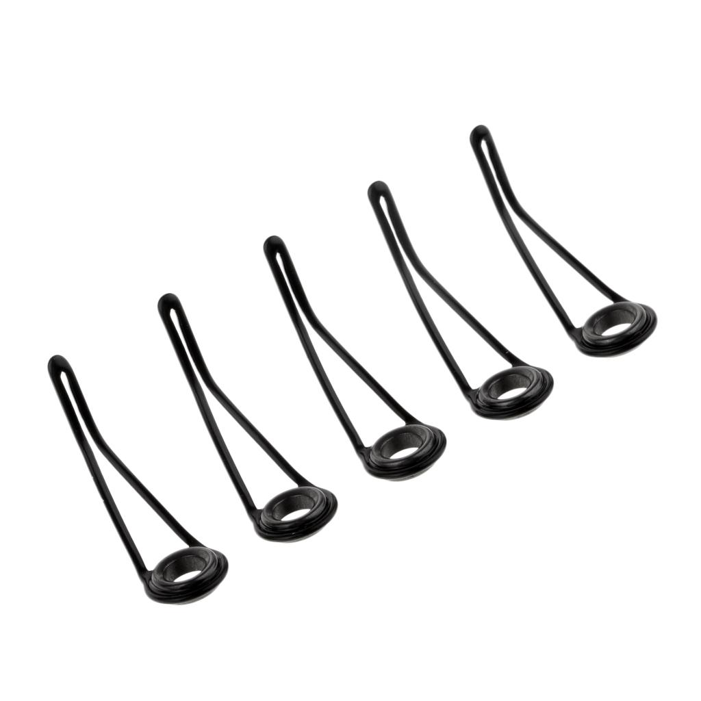 20pcs Single Leg Fishing Rod Guides Line Ring DIY Pole Repair Kit