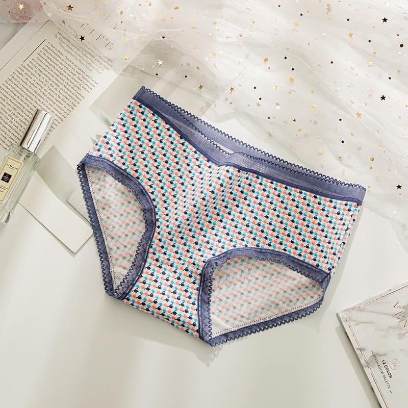 LỐ 10 QUẦN LÓT COTTON HỌA TIẾT CHẤT SIÊU THOÁNG MÃ 0742