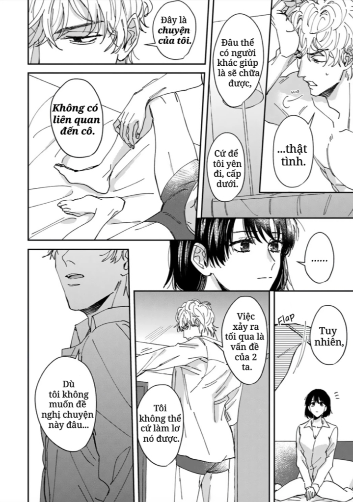 tôi không thể chỉ biết yêu thôi - cấp trên hay soi mói và cấp dưới nghiện mùi chapter 2 4