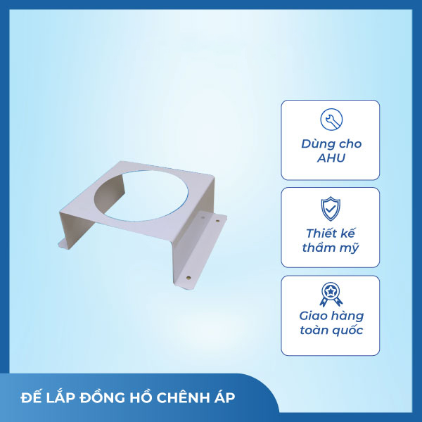 Mặt lắp đồng hồ chênh áp