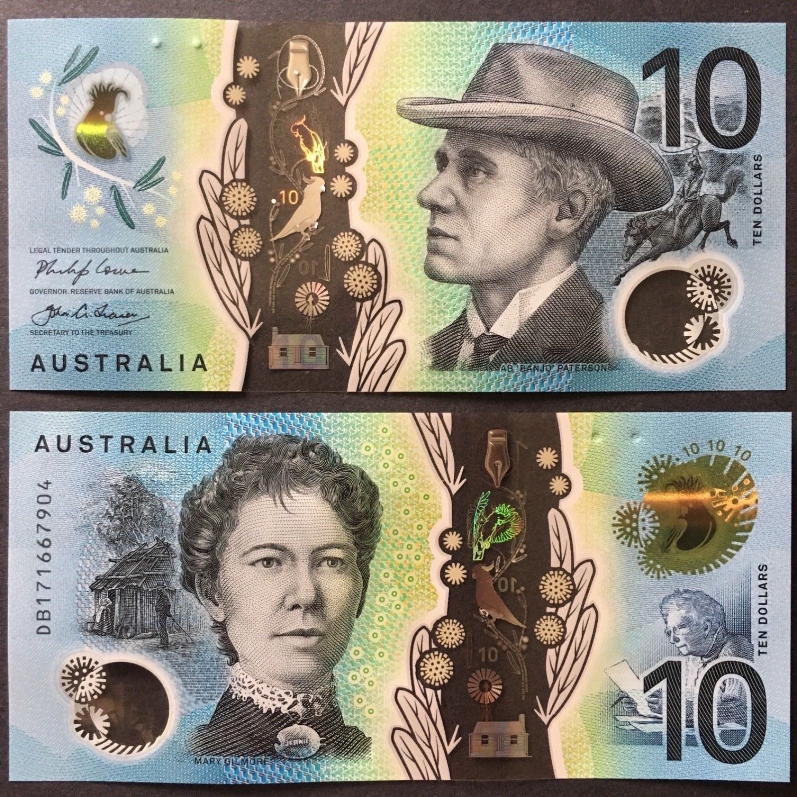 Tiền thế giới, 10 dollars polymer Australia phiên bản mới sưu tầm