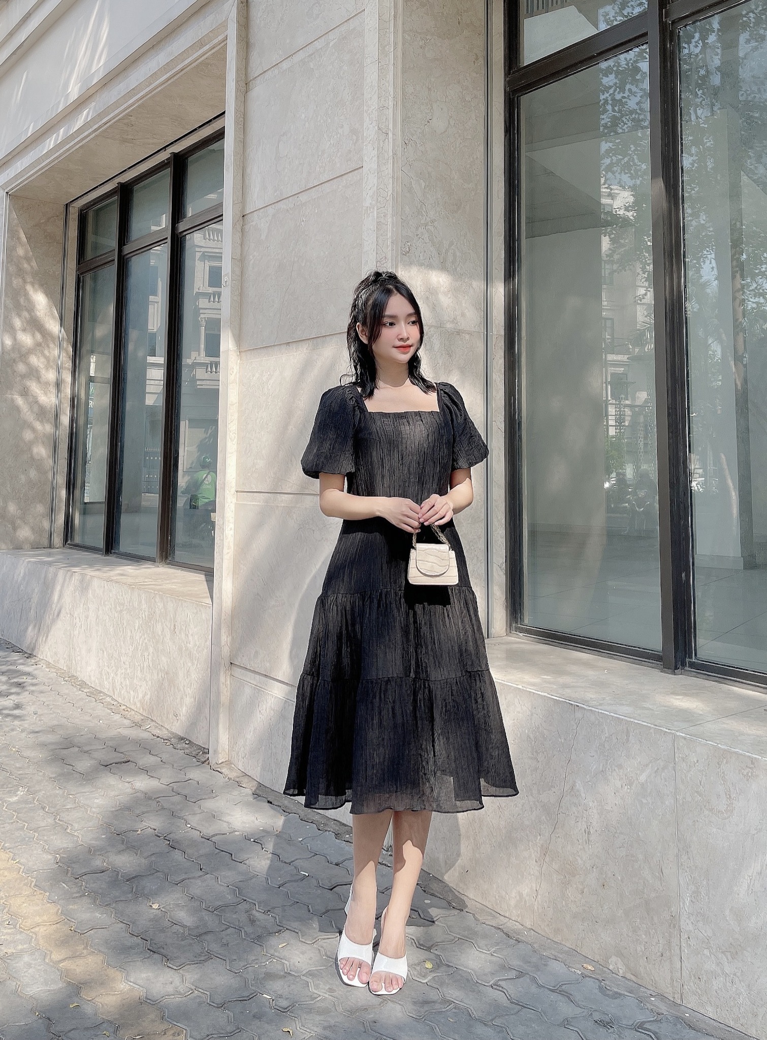 OLV - Đầm Agnes Puff Sleeve Dress