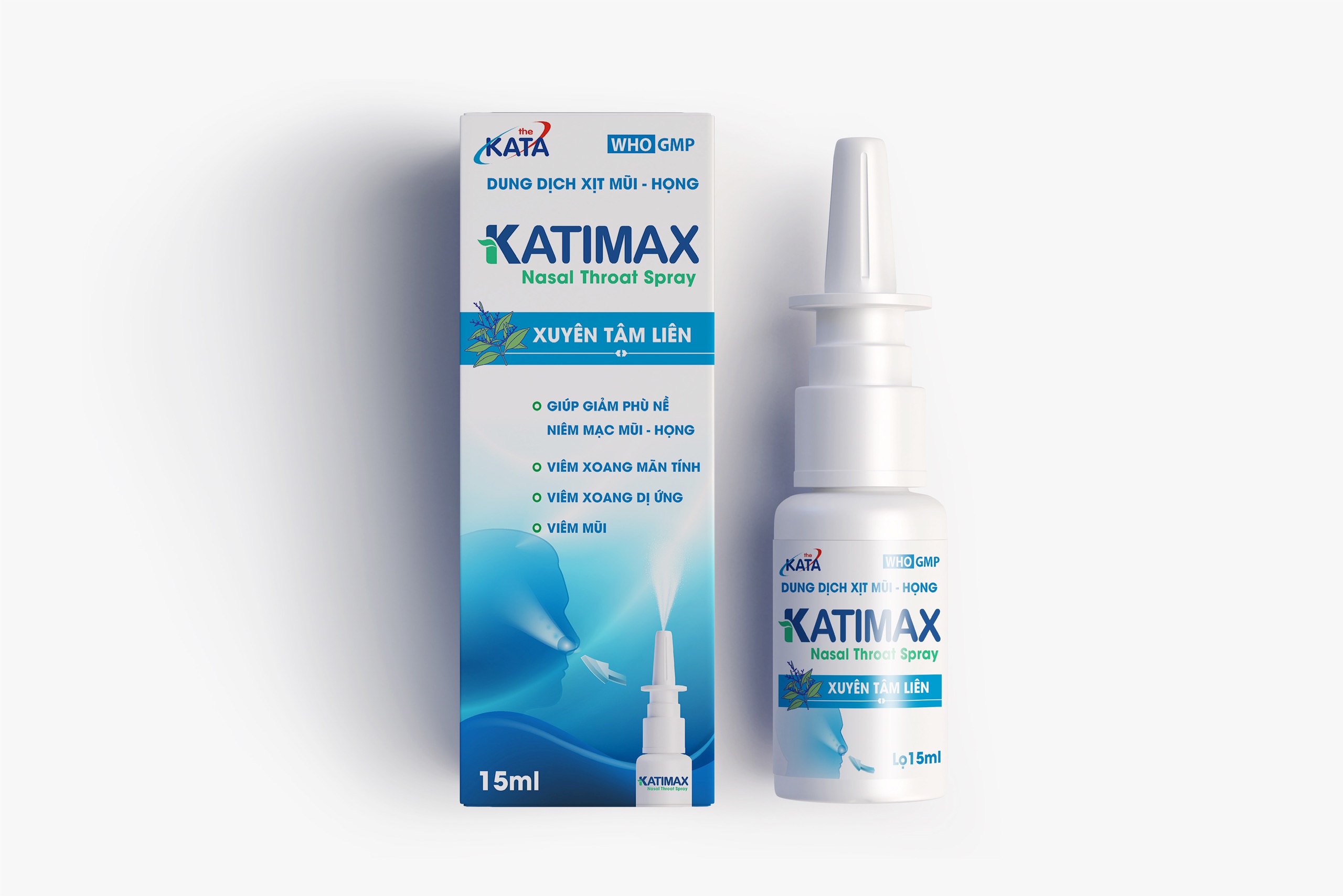 Xịt Xoang Mũi Họng KatiMax- Chuyên gia Xoang mãn tính