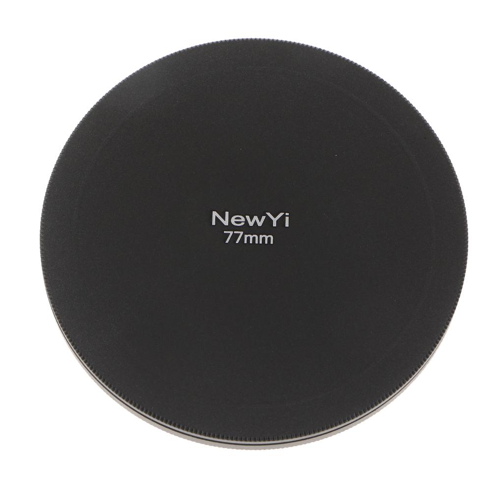 77 mm/3.03 inch Metal UV CPL Filter Case Protection Box Lens Cover Stack Storage Cap