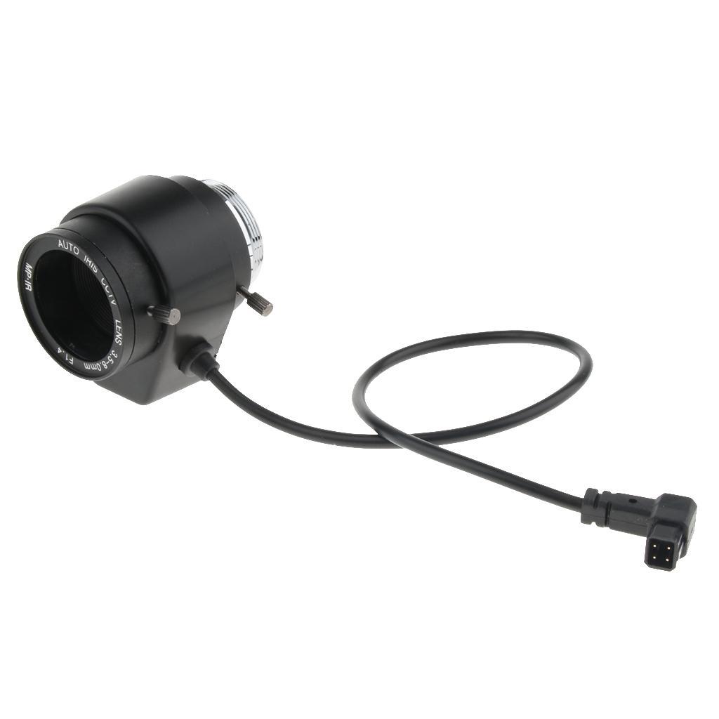 3.5-8mm  IR Lens Auto-Iris Manual Focus for Security Video Camera