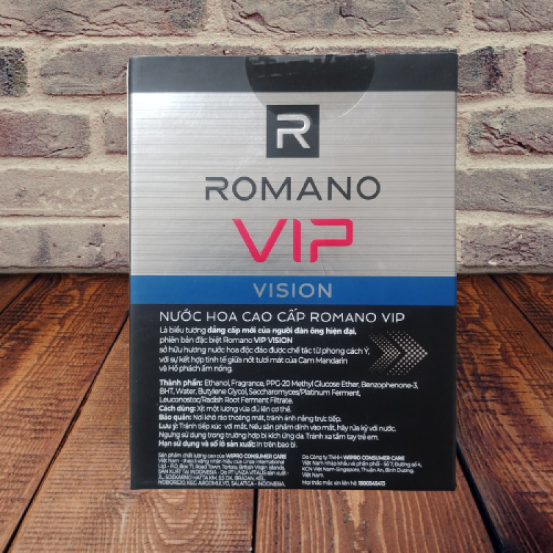 Nước Hoa cao cấp cho Nam Romano Vip Vision 50ml/chai