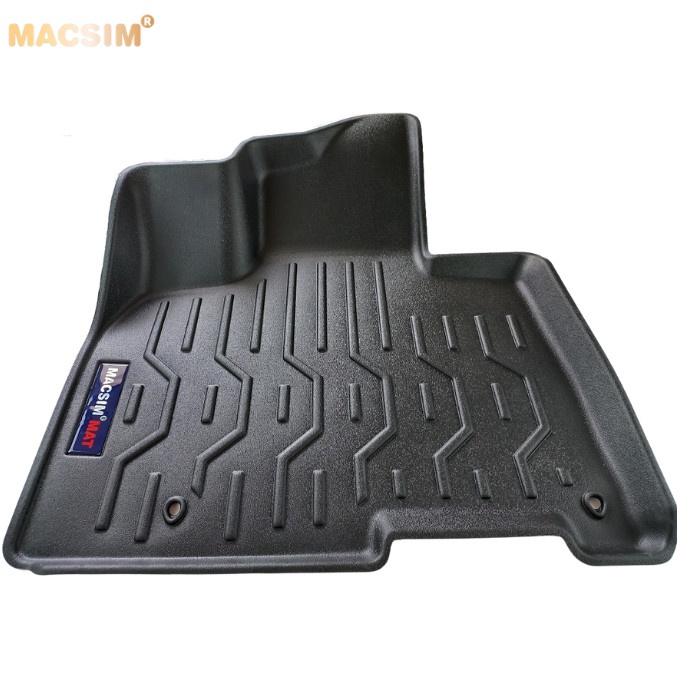 Thảm lót sàn xe ô tô Kia Carnival Nhãn hiệu Macsim chất liệu nhựa TPV cao cấp màu đen 7 chỗ