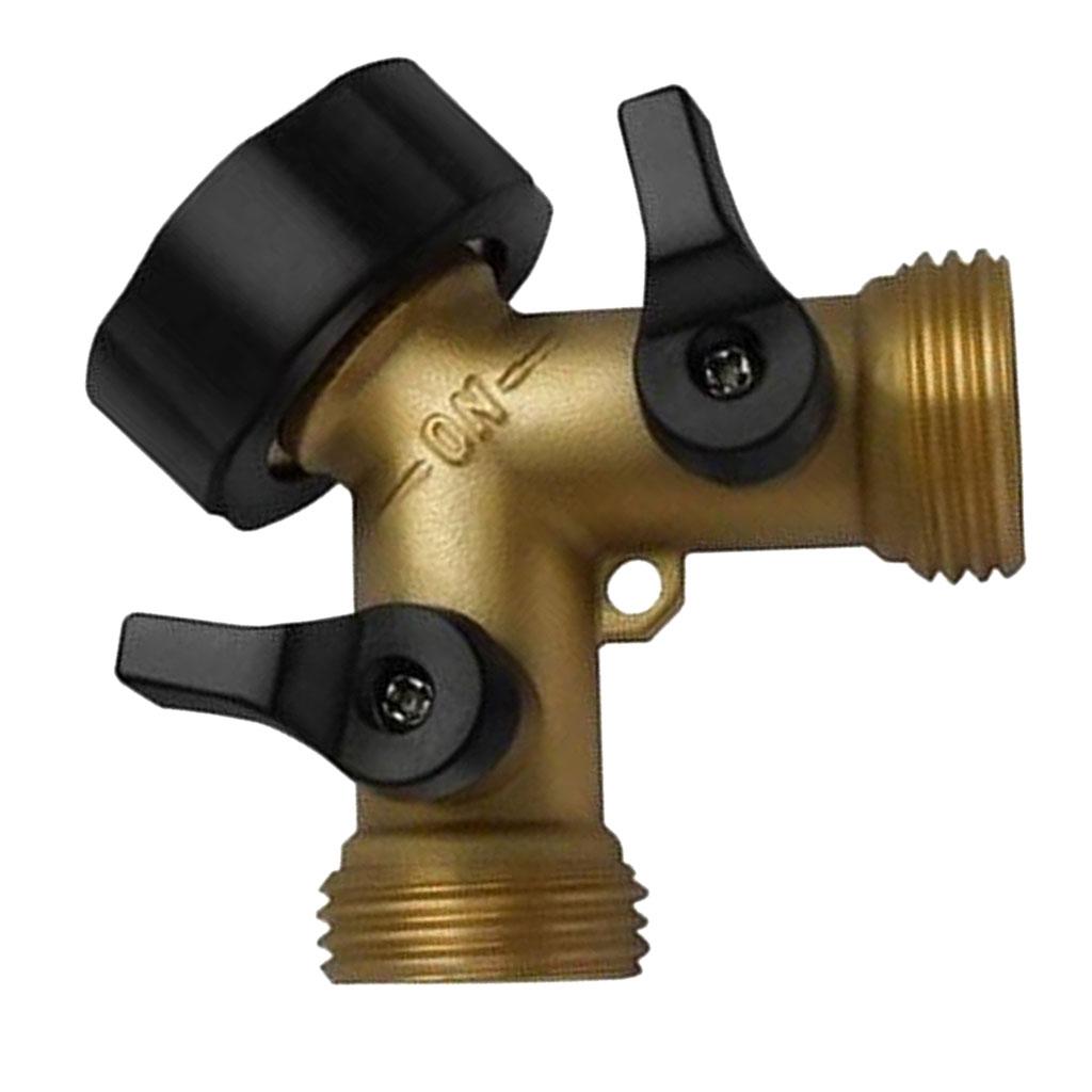 3/4 ''2 Đường Nước Vòi Bộ Chia Cổng Kết Nối Cho Tưới Cây Hay Rửa Xe