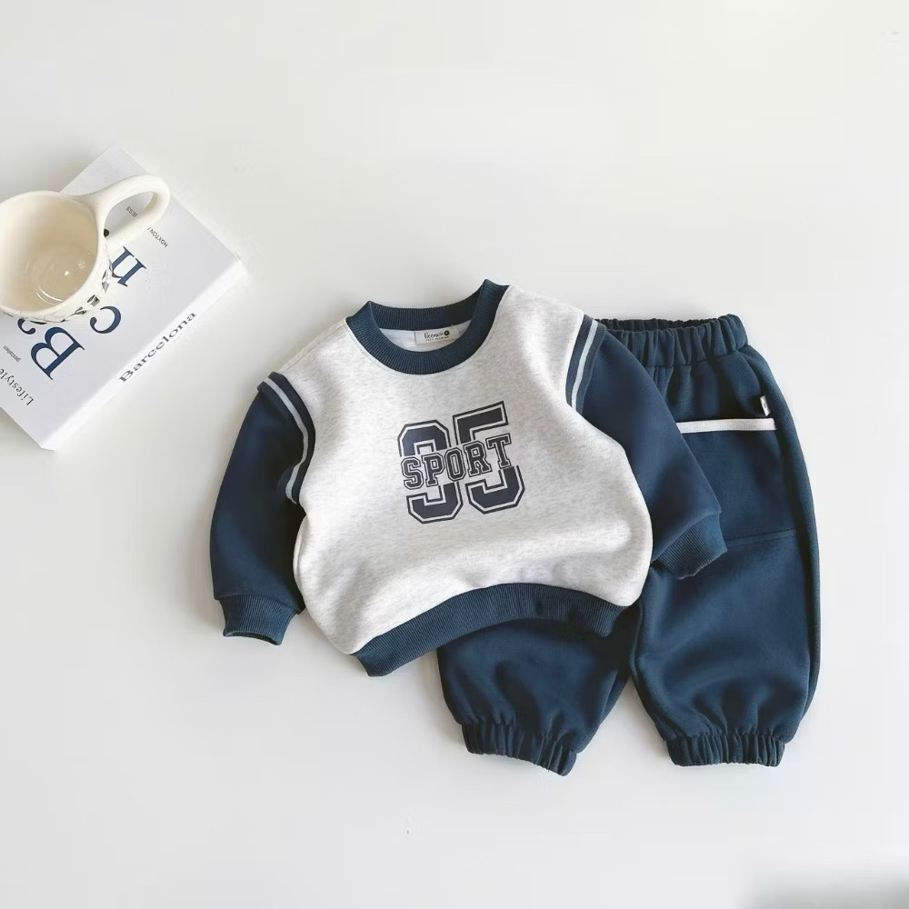 Set Áo Giả Gile Thể Thao Kèm Quần Nỉ Cho Bé Trai 1-8 Tuổi Dành Cho Bé Trai