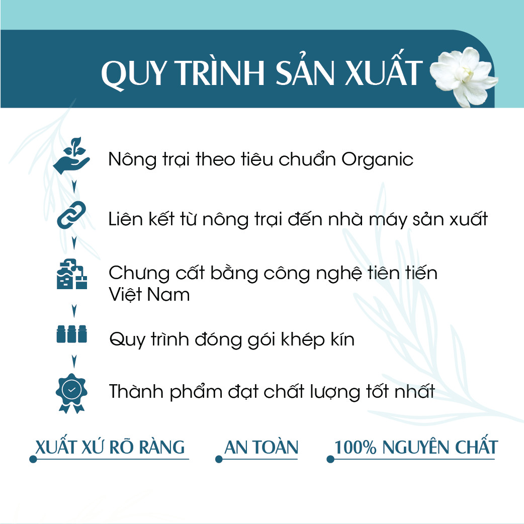 Combo 5 Tinh dầu Xịt phòng Sả Hoa Hồng Hữu Cơ Organic 24Care 100ML/Chai