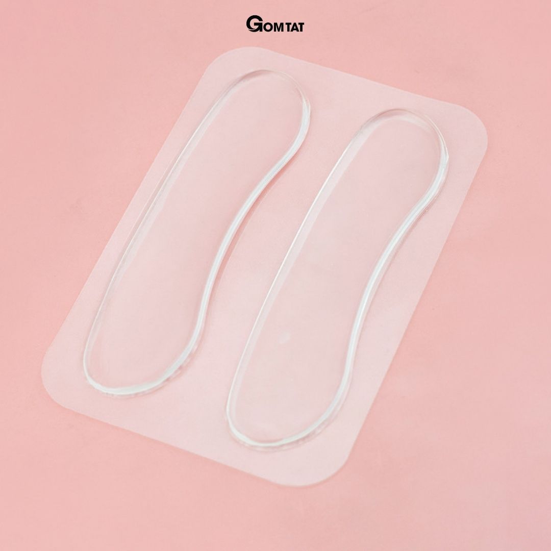 Miếng dán lót giày GOMTAT chất liệu silicon giảm đau, chống tuột gót chân -DEMSILI-HAN-9001