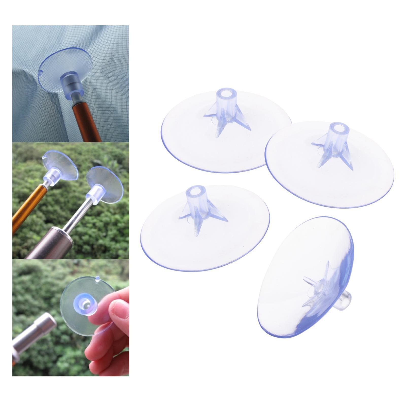 4 Pieces Tent Pole Cover Top Caps Replacement Tips Stab-Resistant for Canopy Pole Camping