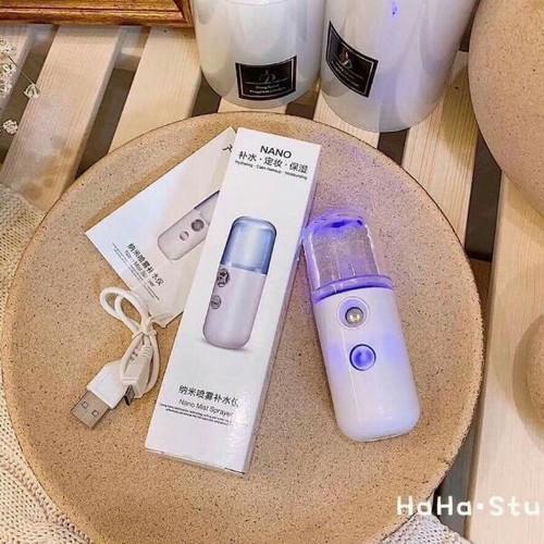 Bình Phun Sương Modosa Nano Mini Cầm Tay Tạo Độ Ẩm Làm Mát Cấp Ẩm Cho Da - Hàng Chính Hãng