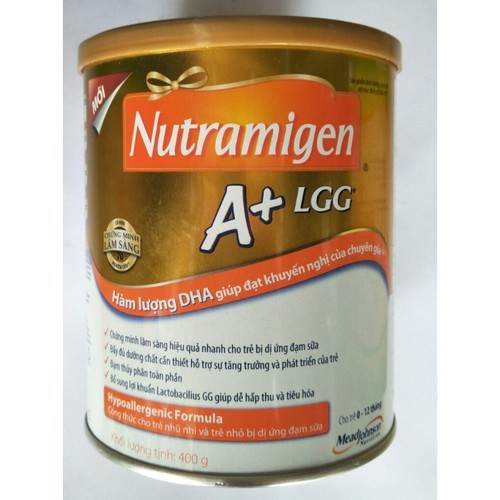 Sữa Nutramigen A+ LGG 400g - dành cho trẻ dị ứng đạm sữa bò