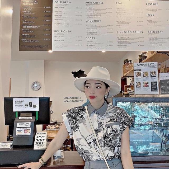 ÁO SƠ MI HOẠ TIẾT - Hình thật