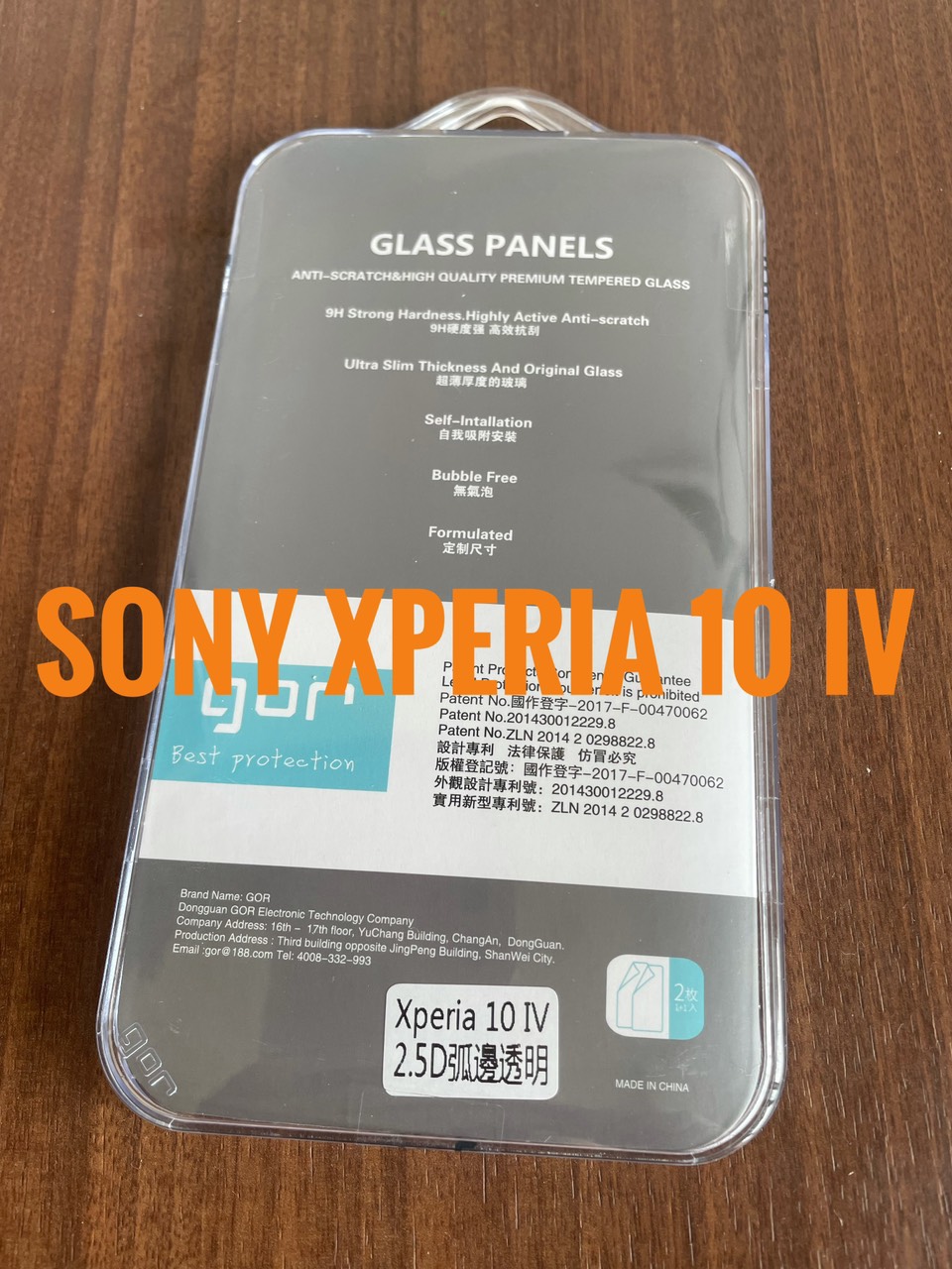 Bộ 2 Kính cường lực GOR cho Sony Xperia 10 IV trong suốt 2.5D Hàng nhập khẩu